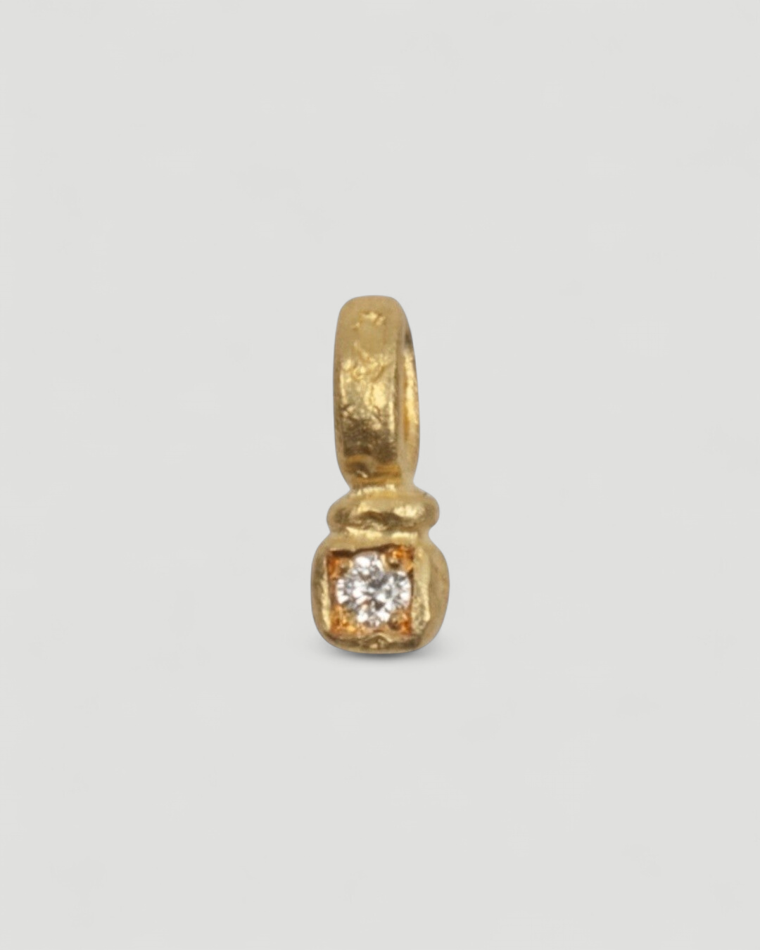 Zarte Würfelanhänger mit Edelsteinen - Goldschmiede Krack