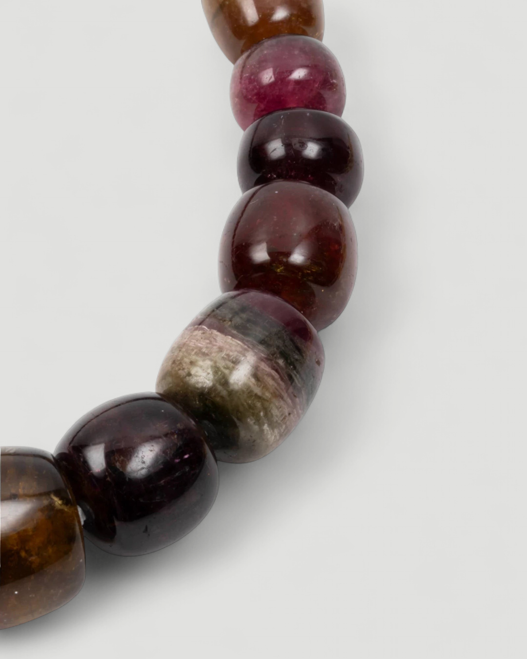 Sehr große und seltene Turmalinkette (980 ct) mit 750 Goldverschluss - Goldschmiede Krack