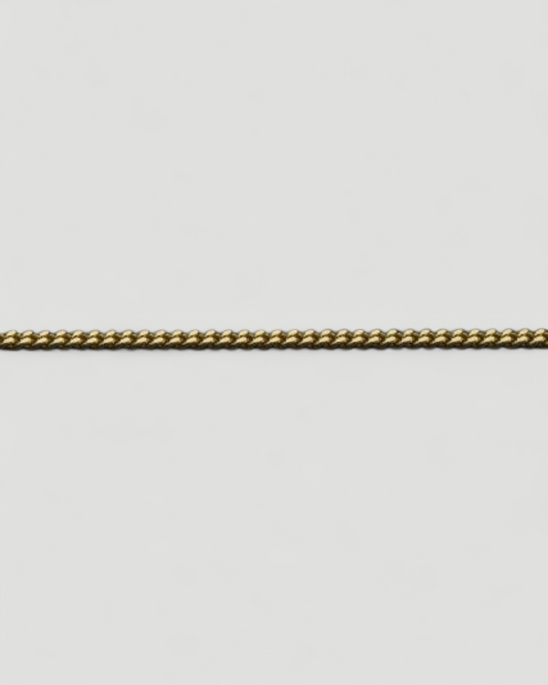 Collier Panzerkette flach 750 Gold