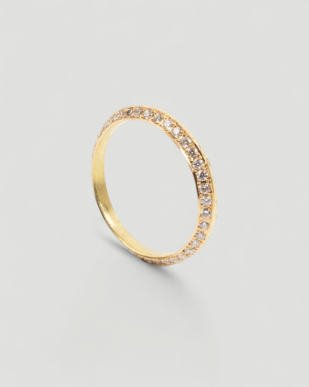 Memoire-Goldring (U54) mit Brillanten (0.36 ct) - Goldschmiede Krack