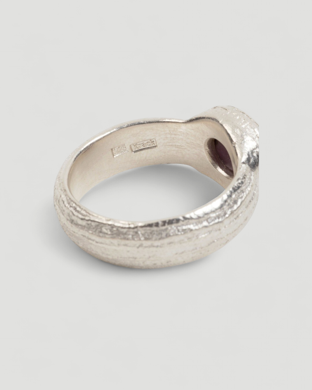 925 Silberring mit rotem Sternrubin (2.62 ct) - Goldschmiede Krack