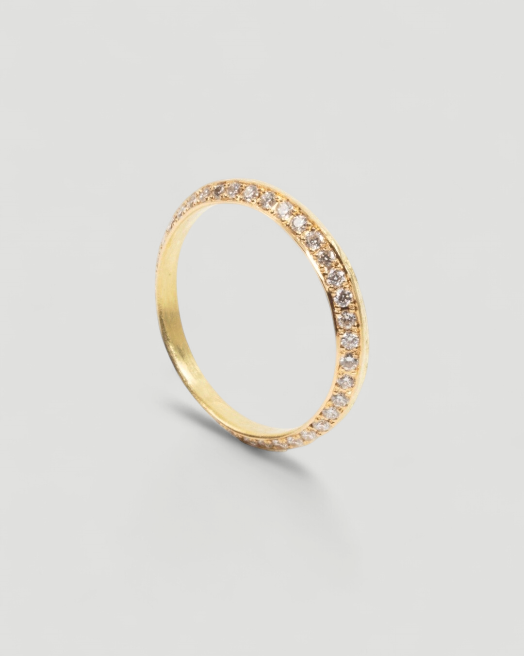 Memoire-Goldring (U57) mit Brillanten (0.38 ct) - Goldschmiede Krack