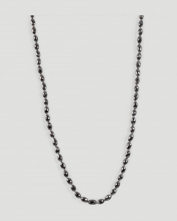 Große schwarze Diamantkette (47,85 ct) mit 750 Gold Verschluss - Goldschmiede Krack
