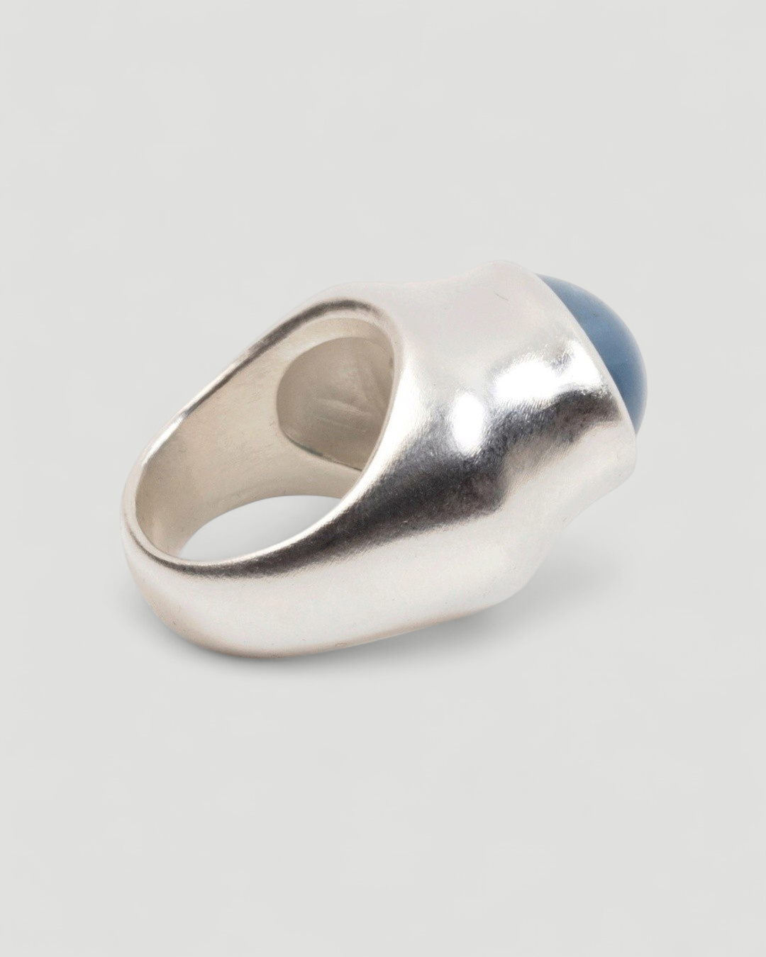 Großer 925 Silberring mit blauem Aquamarin (26,05 ct) - Goldschmiede Krack