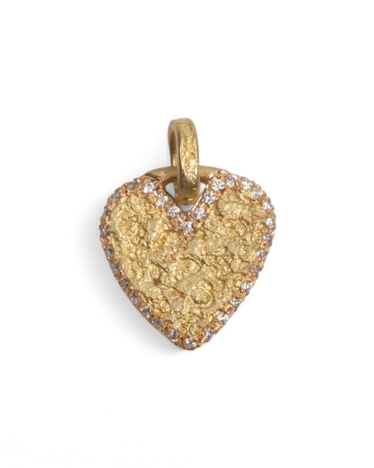 750 Gold Herzanhänger mit LGD Brillanten (0.13 ct) - Goldschmiede Krack - Trauringe & Unikatschmuck aus Deidesheim