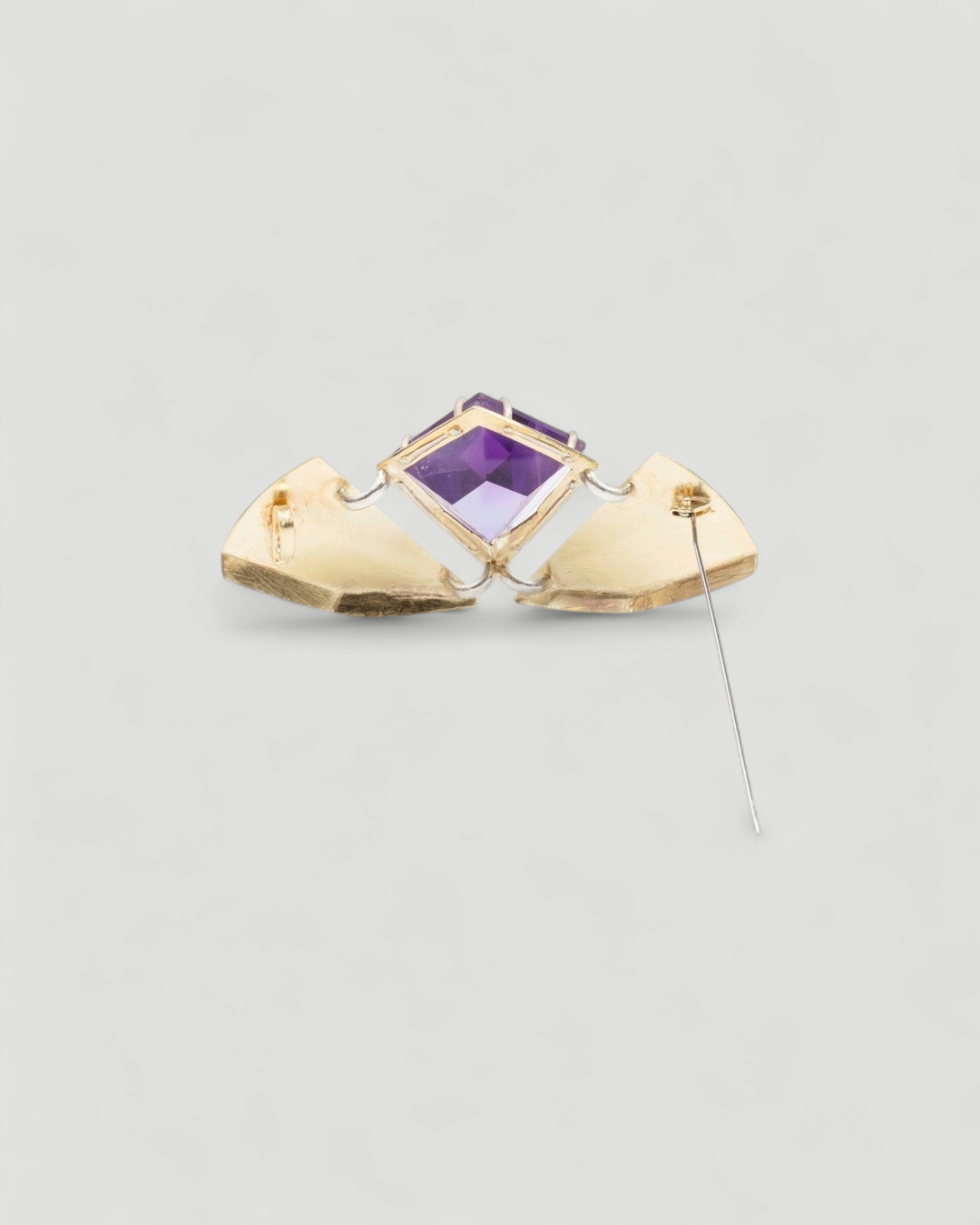Amethyst Brosche - Goldschmiede Krack