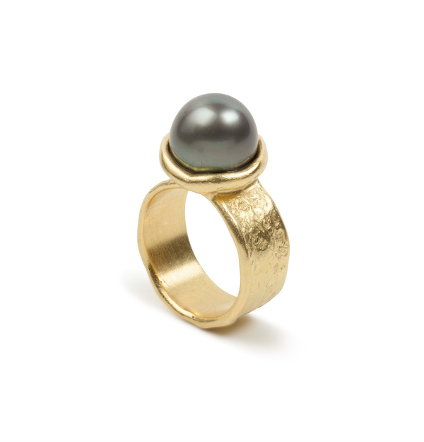Tahiti Zuchtperle Ring - Goldschmiede Krack
