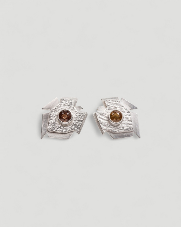 925 Silber Manschettenknöpfe mit Zirkon (6,20 ct)
