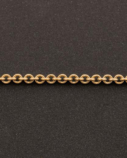 Klassische 750 Gold-Ankerkette - 3 mm - 55 cm