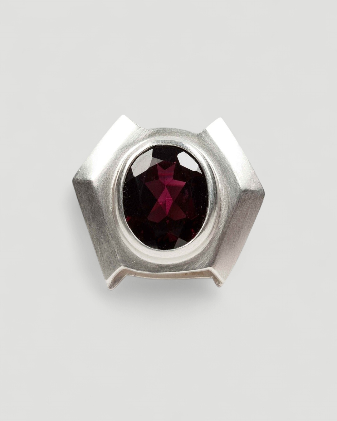 Granat Silberring - Goldschmiede Krack