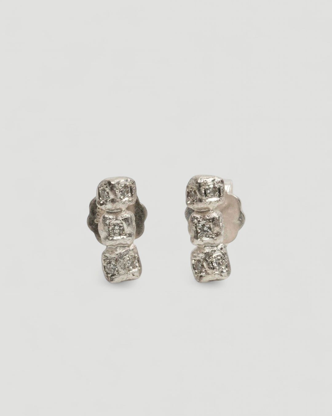 Triple Cubes Ohrstecker - Goldschmiede Krack