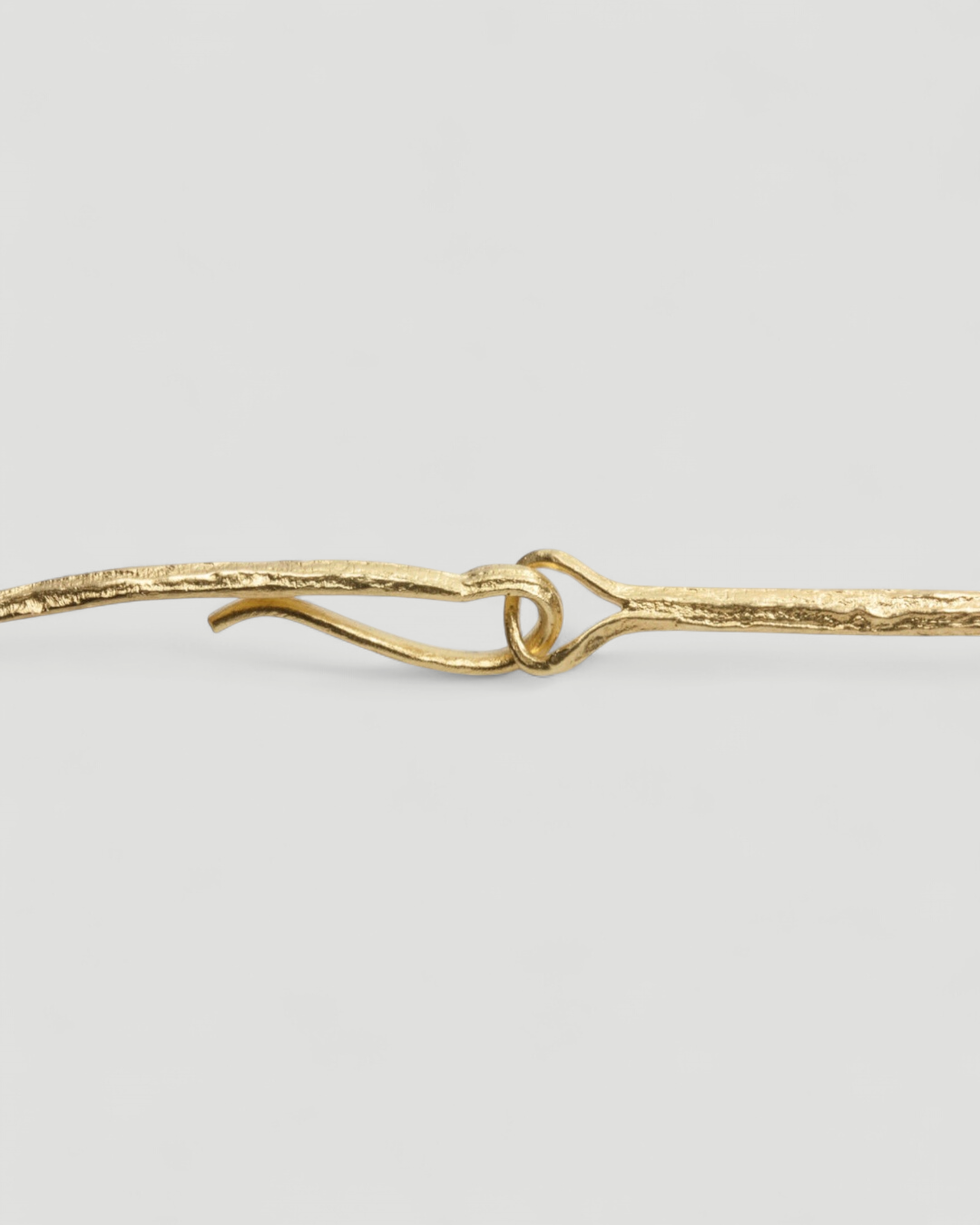 Filigrane 750 Gold Halskette mit "Bark" Struktur - Goldschmiede Krack