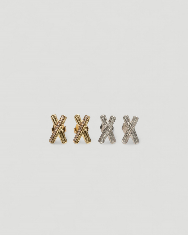 X-Bark Ohrstecker mit Brillanten - Goldschmiede Krack