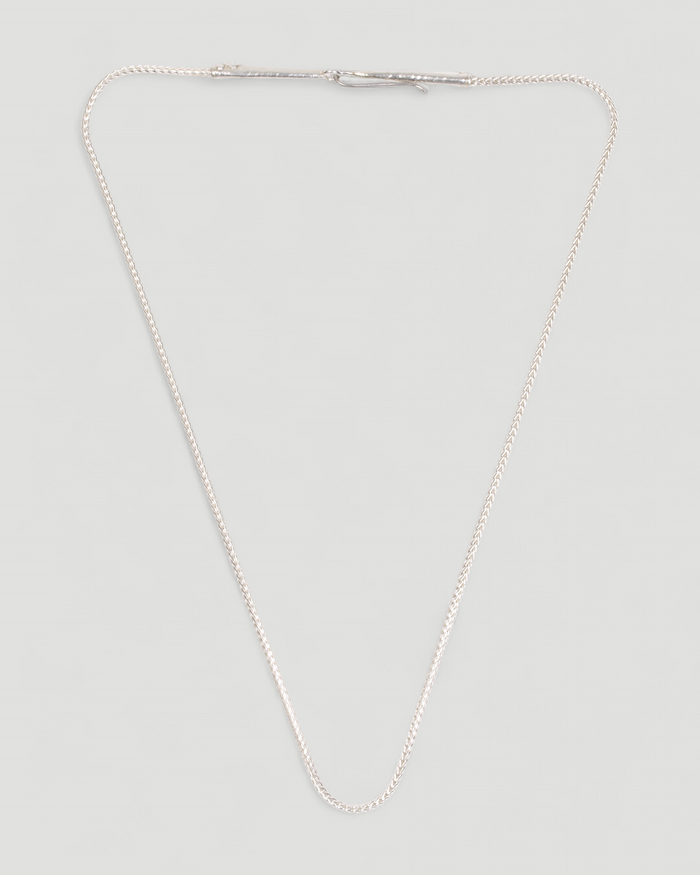 925 Silber Fuchsschwanzkette mit Häkchenverschluss