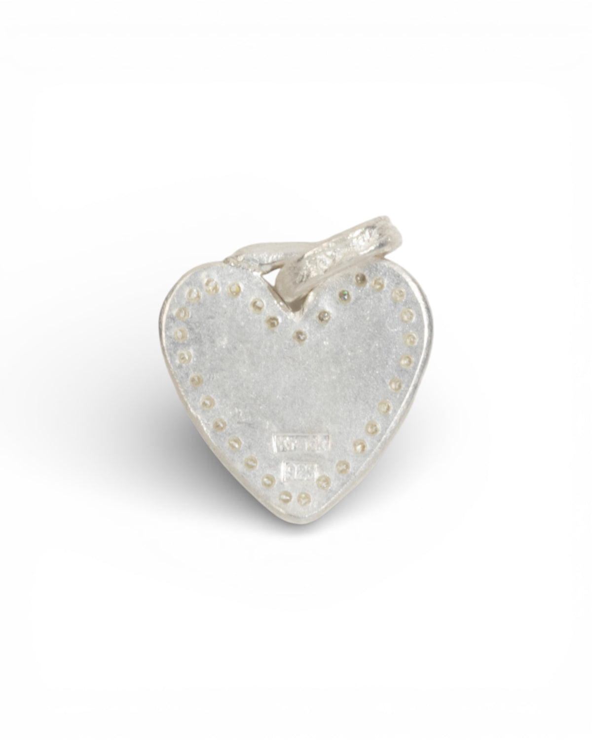 925 Silber Herzanhänger mit LGD Brillanten (0.124 ct) - Goldschmiede Krack - Trauringe & Unikatschmuck aus Deidesheim
