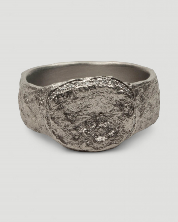 950 Platinring mit 0,30 ct Vintage Brillanten