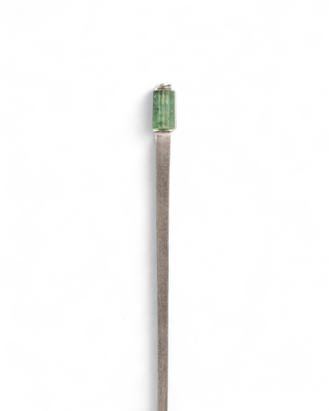 925 Silberlöffel mit grünem Turmalin (1,6 ct) - Goldschmiede Krack