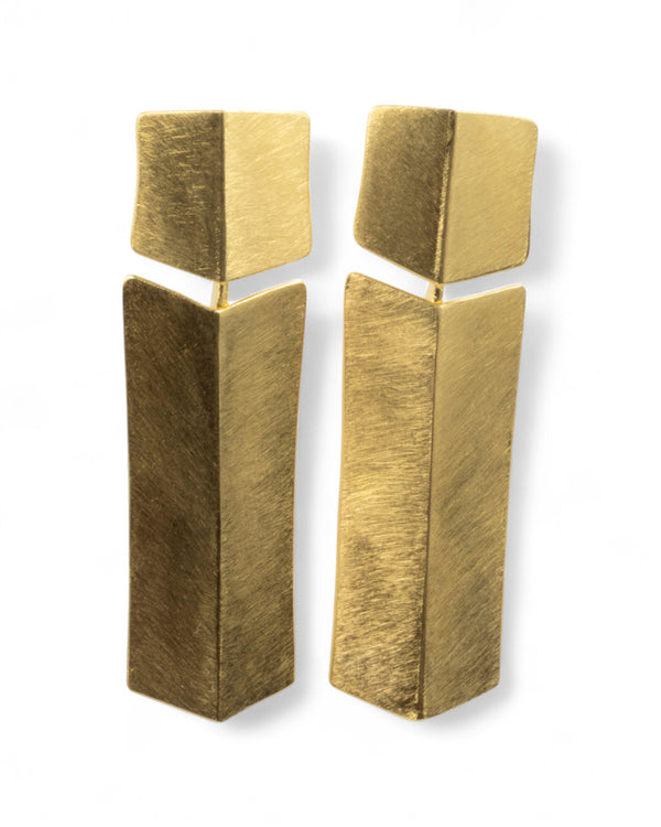 750 Goldohrhänger mit Stecker - Goldschmiede Krack - Trauringe & Unikatschmuck aus Deidesheim
