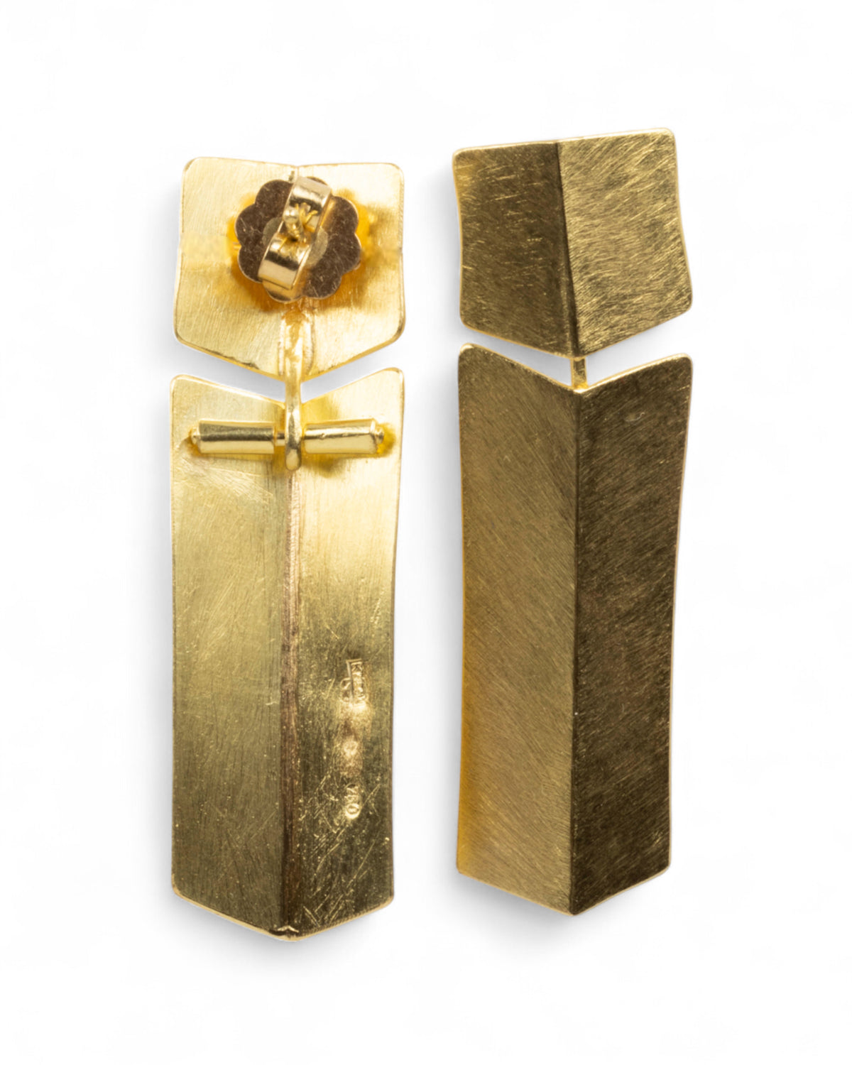 750 Goldohrhänger mit Stecker - Goldschmiede Krack - Trauringe & Unikatschmuck aus Deidesheim