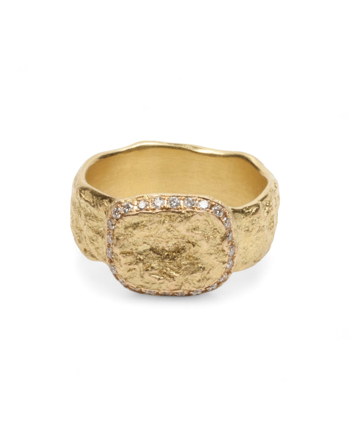 750 Goldring mit 0,30 ct Vintage Brillanten