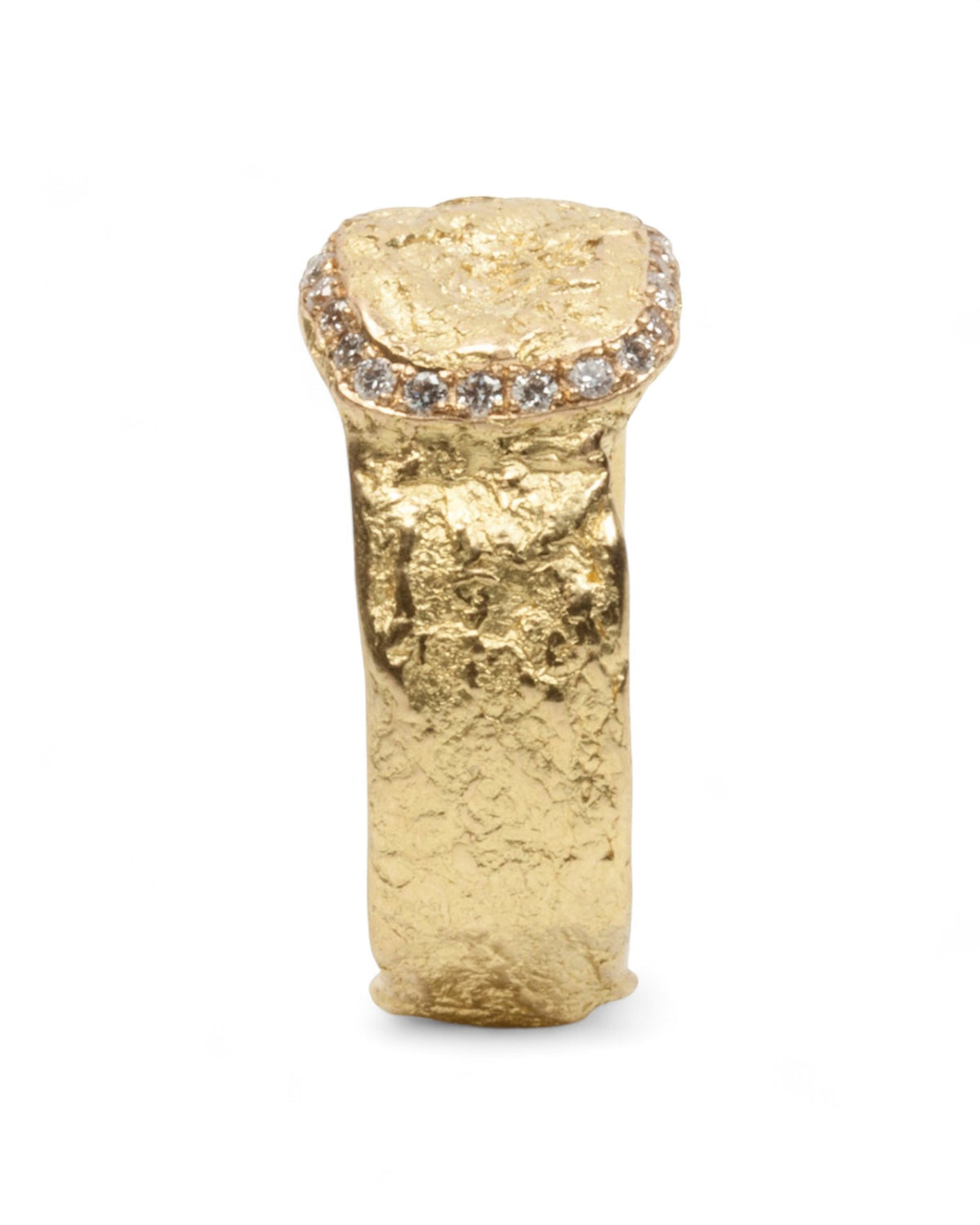 750 Goldring mit 0,30 ct Vintage Brillanten