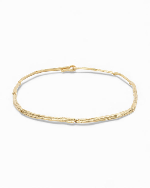 Statement 750 Goldkette mit Tarmac Struktur - Goldschmiede Krack - Trauringe & Unikatschmuck aus Deidesheim
