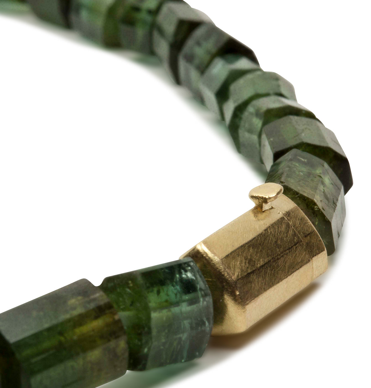 Wunderschöne große grüne Turmalinkette