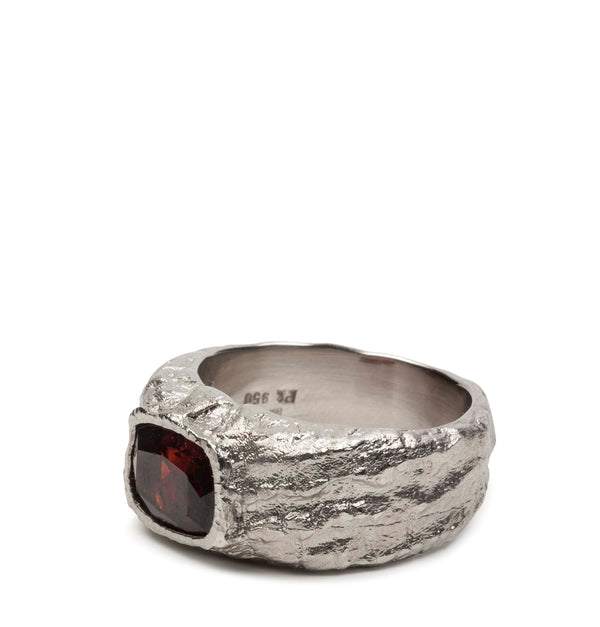 Granat 950 Platinring