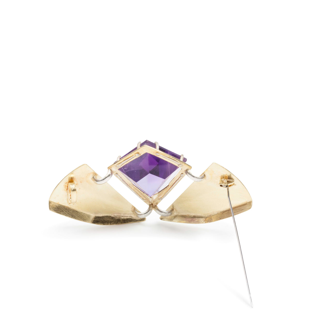 Amethyst Brosche - Goldschmiede Krack