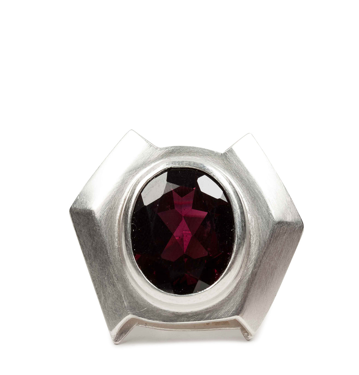 Granat Silberring