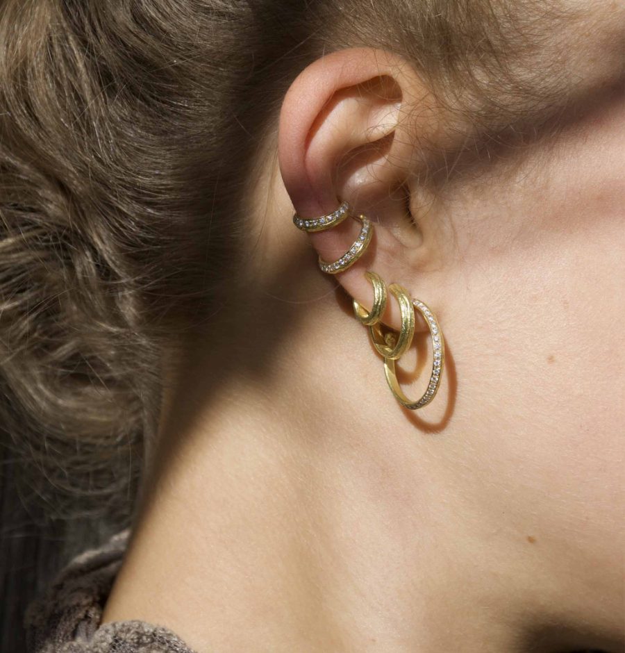 Earcuff, getragen