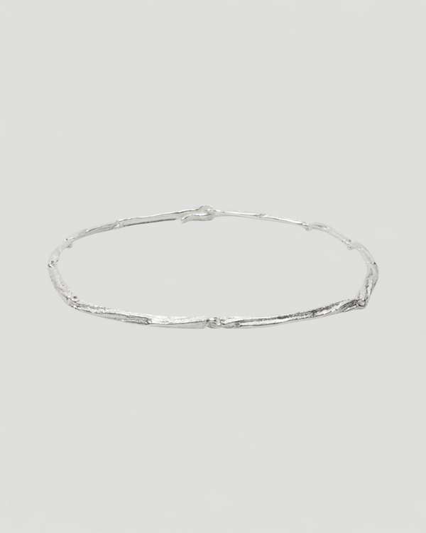 Statement 925 Silberkette mit "Tarmac" Struktur