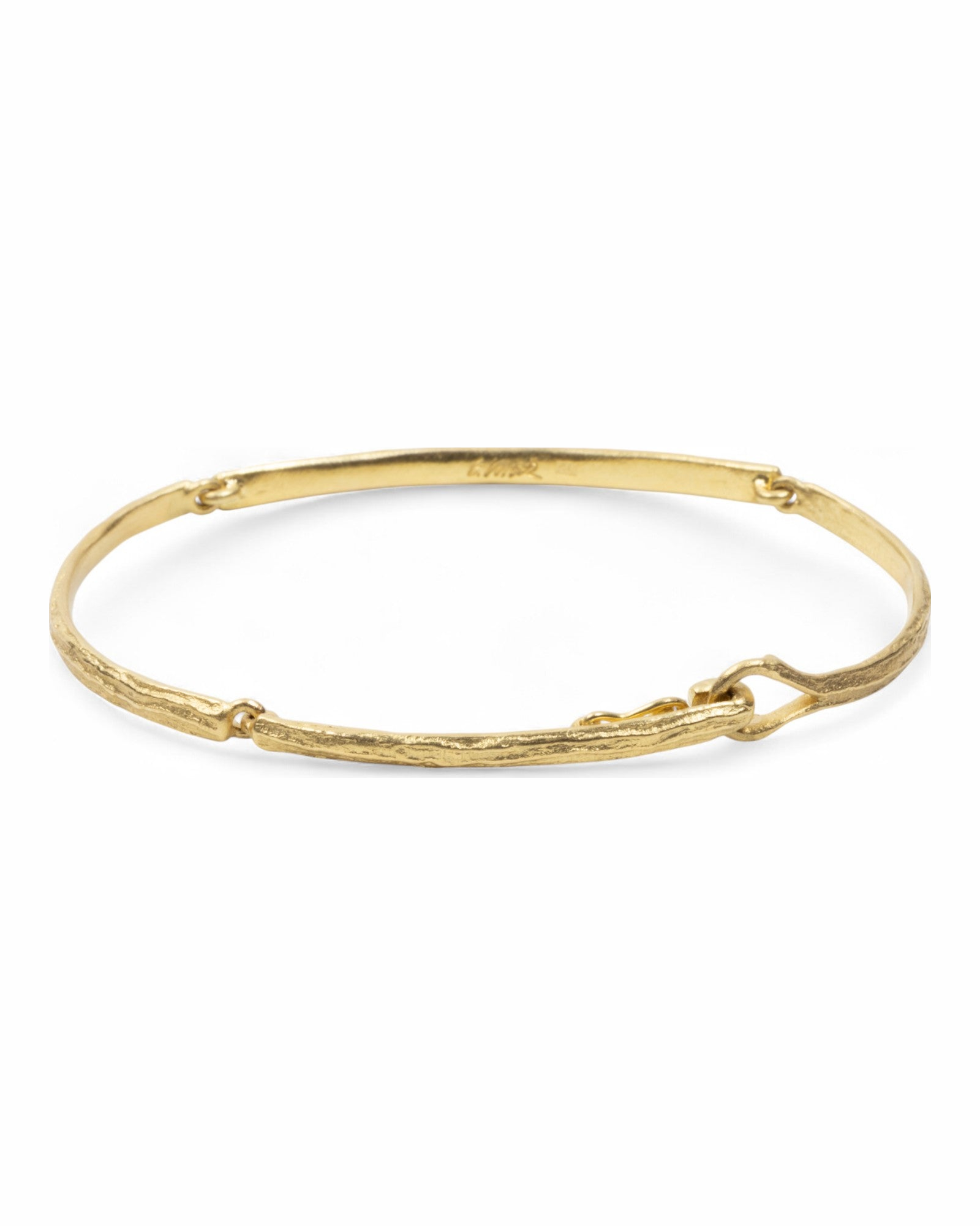 750 Goldarmband mit "Bark" Struktur - Goldschmiede Krack - Trauringe & Unikatschmuck aus Deidesheim