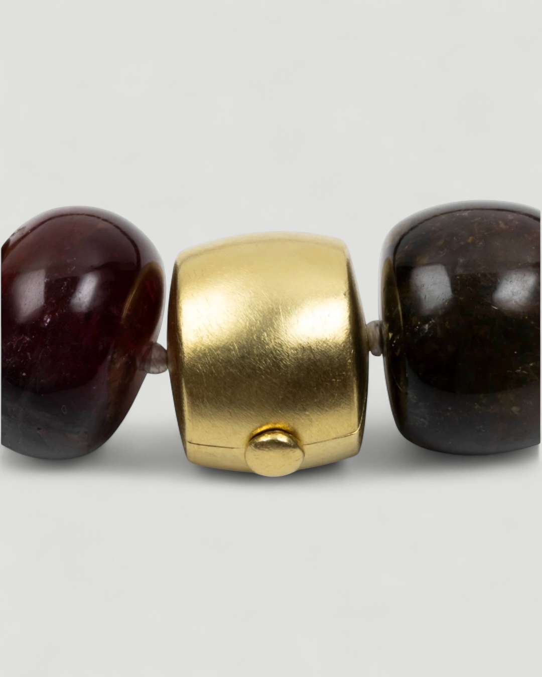 Sehr große und seltene Turmalinkette (980 ct) mit 750 Goldverschluss - Goldschmiede Krack