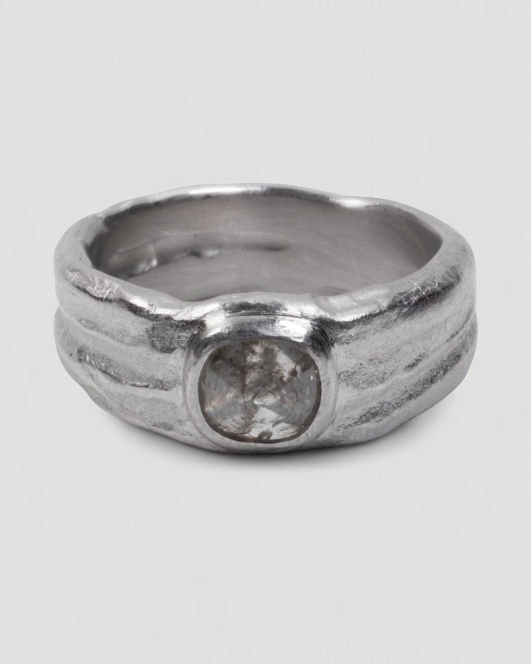 Diamant-Ring (1.33 ct) aus 750 Palladium-Weißgold - Goldschmiede Krack