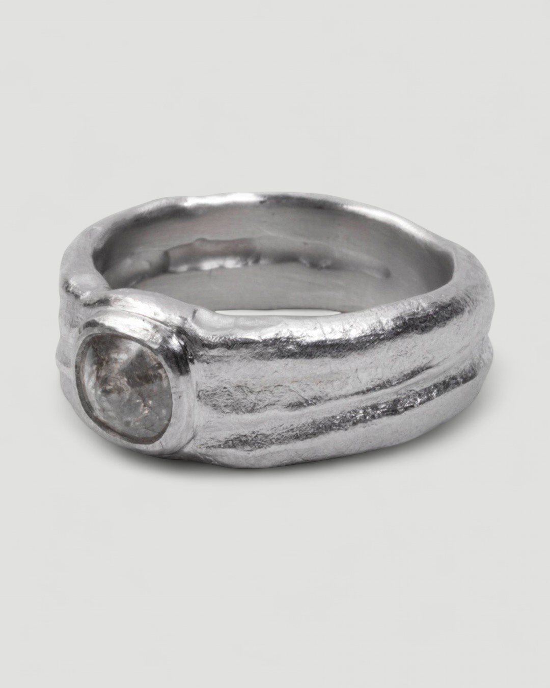 Diamant-Ring (1.33 ct) aus 750 Palladium-Weißgold - Goldschmiede Krack