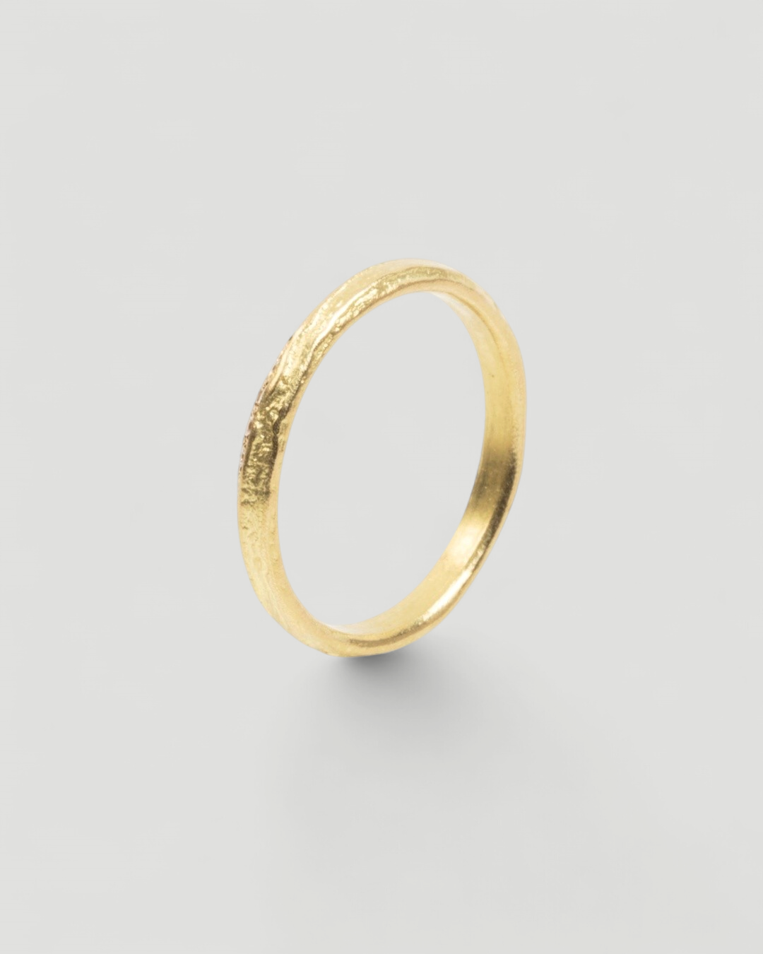 Memoire-Goldring (U54) mit Brillanten (0.36 ct) - Goldschmiede Krack