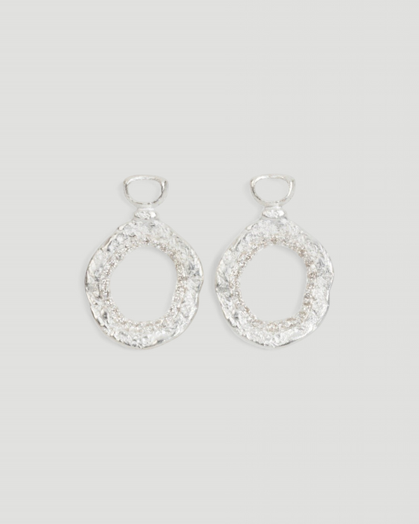 Abnehmbare 925 Silberanhänger mit Brillanten (0.20 ct) für unsere Bark-Creolen