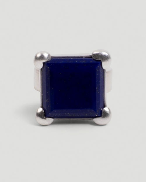 Großer 925 Silberring mit intensiven Lapislazuli (23.20 ct)
