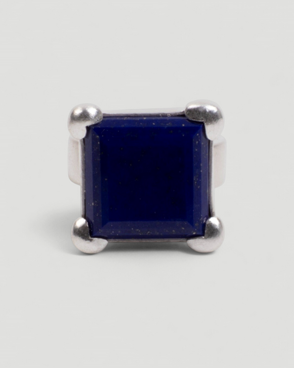 Großer 925 Silberring mit intensiven Lapislazuli (23.20 ct)