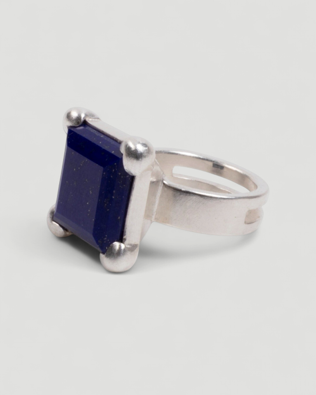 Großer 925 Silberring mit intensiven Lapislazuli (23.20 ct) - Goldschmiede Krack