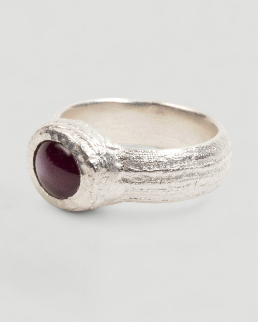 925 Silberring mit rotem Sternrubin (2.62 ct) - Goldschmiede Krack