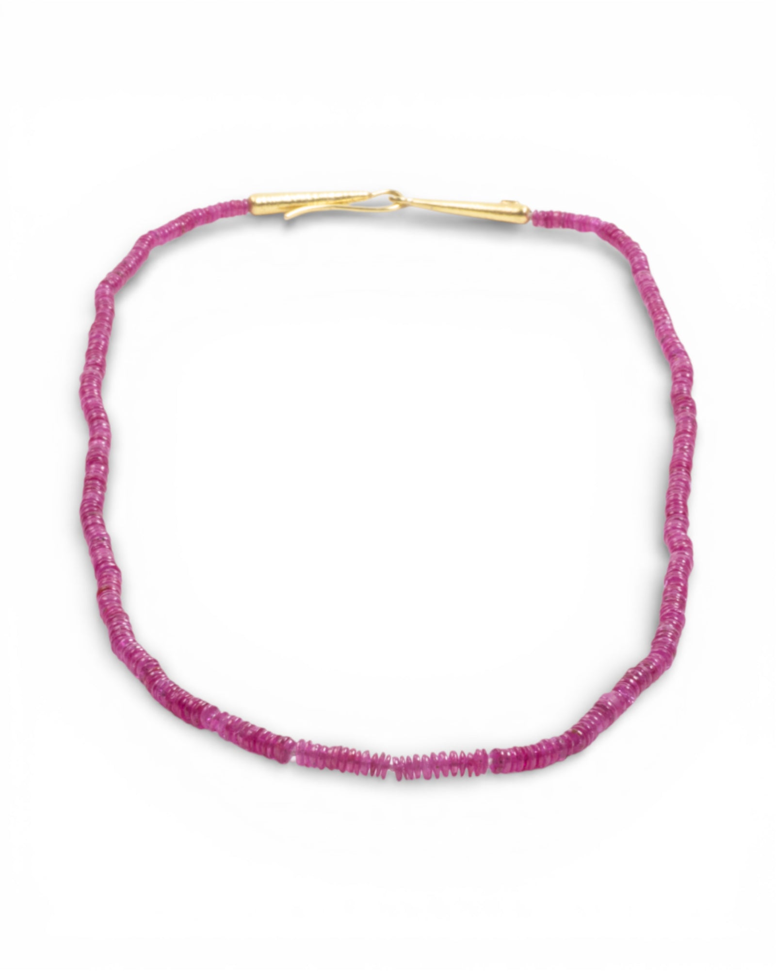 Rubin (65,80 ct) Halskette  mit 750 Goldverschluss - Goldschmiede Krack - Trauringe & Unikatschmuck aus Deidesheim