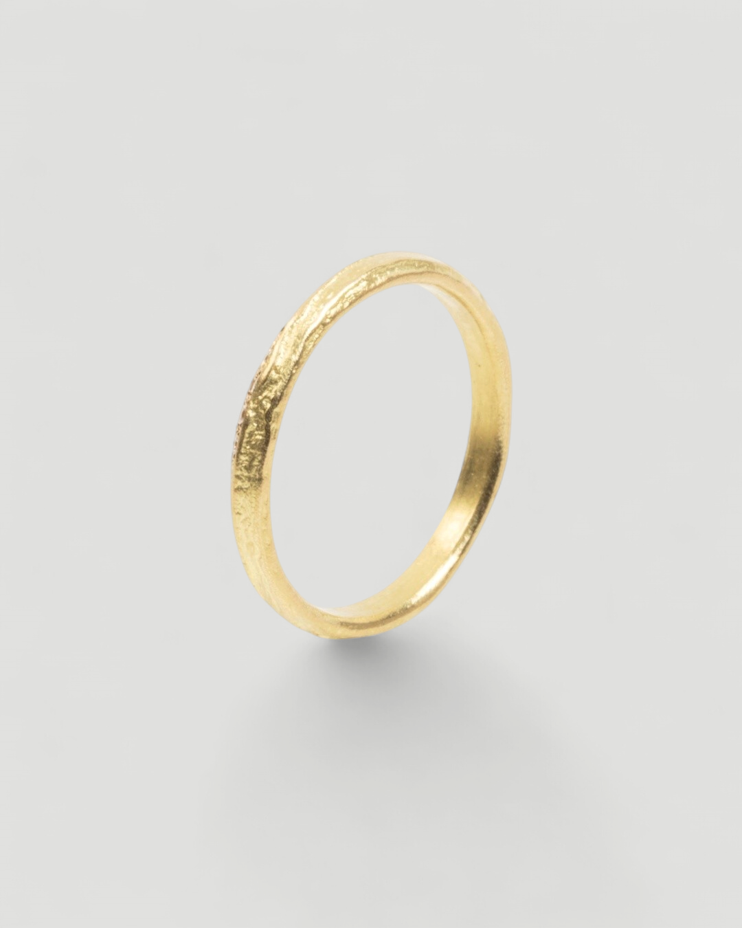Memoire-Goldring (U57) mit Brillanten (0.38 ct) - Goldschmiede Krack