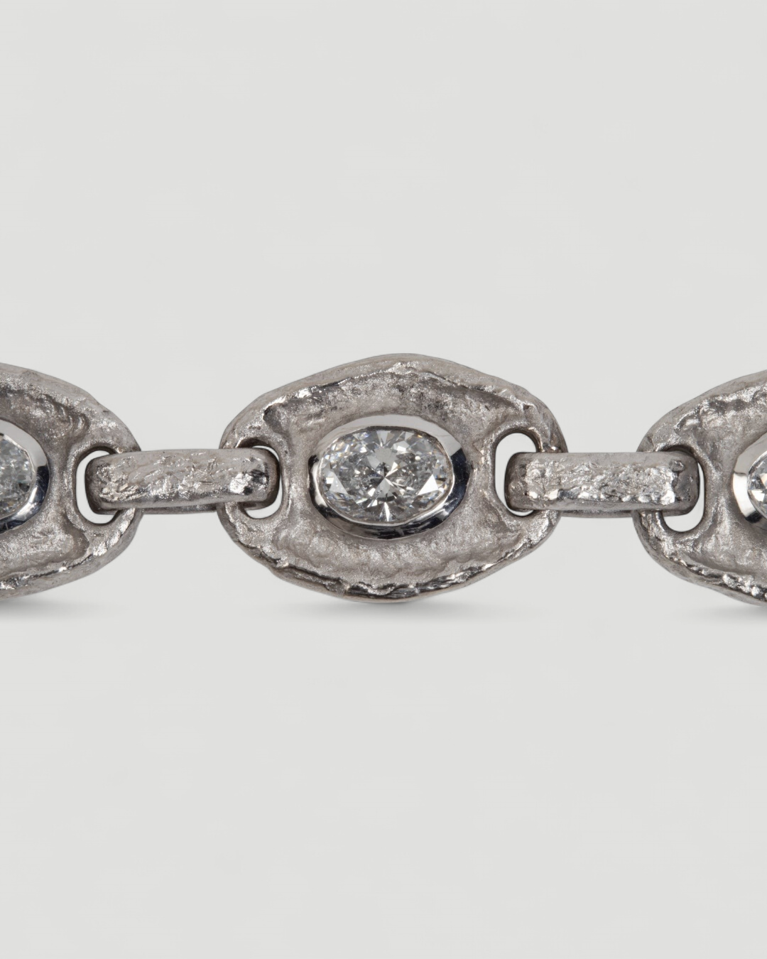 750 Weißgold Armband mit LG Diamanten (5.14 ct) - Goldschmiede Krack