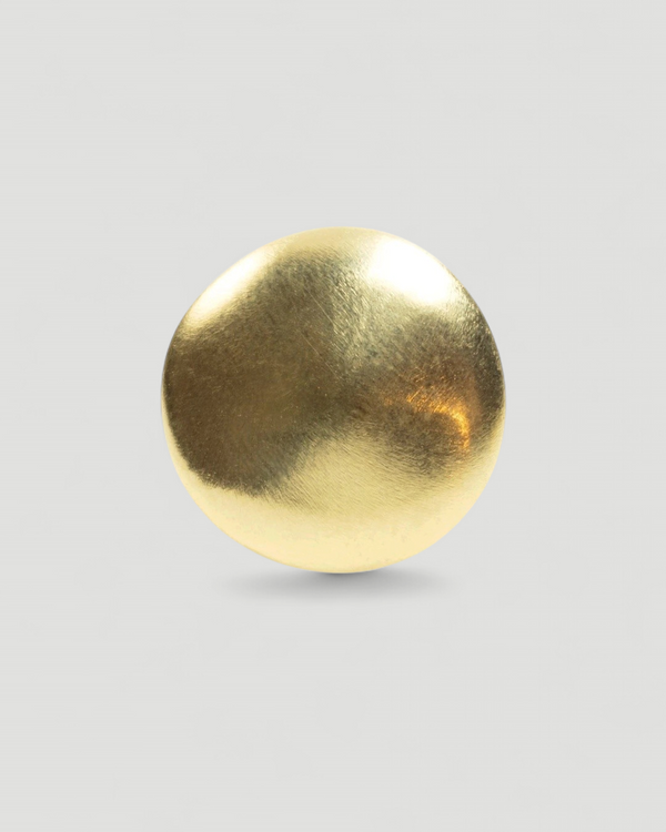 Großer runder 750 Gelbgold Ring