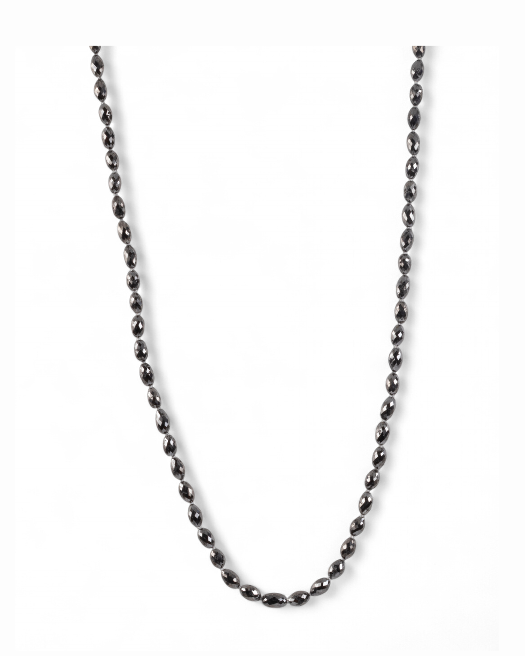 Schwarze Diamantkette (47,85 ct) mit 750 Gold Verschluss - Goldschmiede Krack