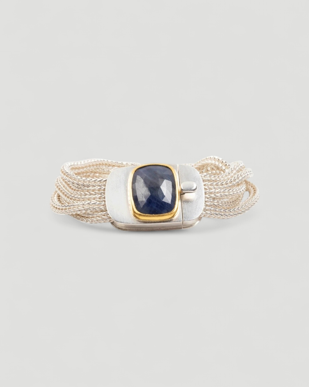 925 Silberarmband mit blauem Saphir (20,75 ct) - Goldschmiede Krack