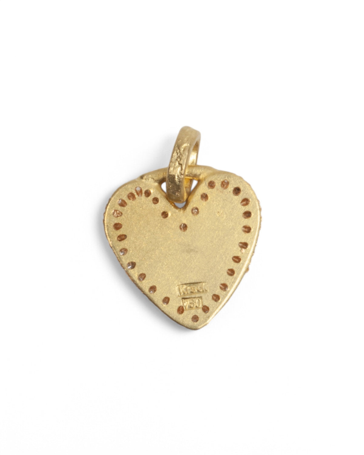 750 Gold Herzanhänger mit LGD Brillanten (0.13 ct) - Goldschmiede Krack - Trauringe & Unikatschmuck aus Deidesheim