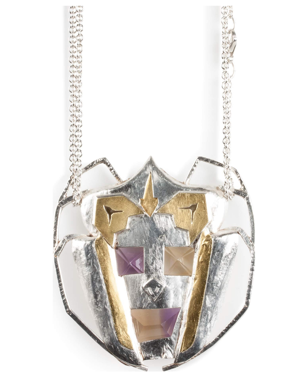 Citrin Amethyst Anhänger - Goldschmiede Krack